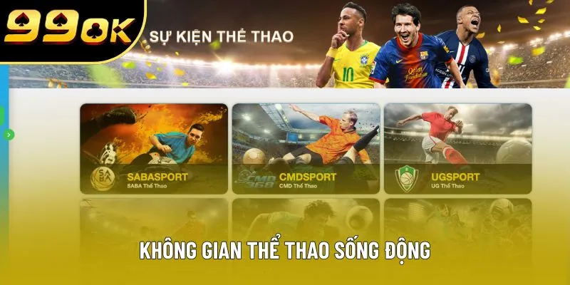 Không gian thể thao sống động Không gian thể thao sống động